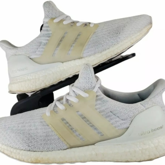 Adidas Shoes | Adidas Ultra Boost 3.0 Triple White Mens Size 8.5 | Color: White | Size: 8.5 | Misfit_King's Closet
